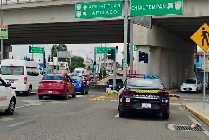 Policía Municipal de Tlaxcala coopera con autoridades municipales y estatales para localizar un vehículo robado